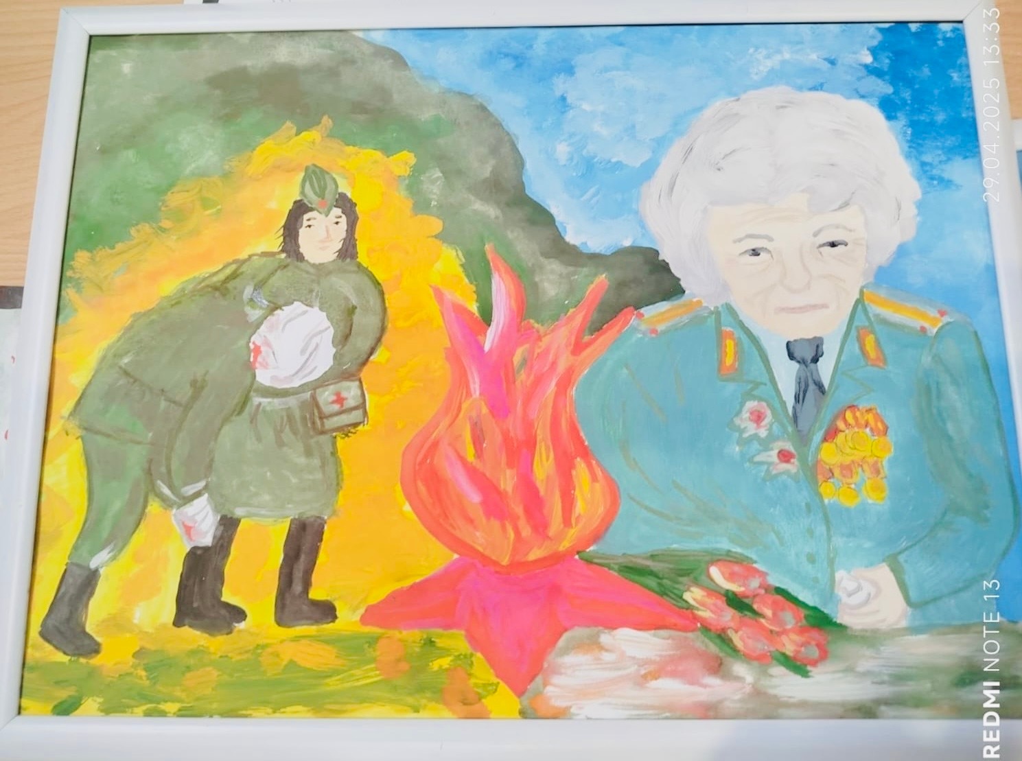 Итоги конкурса рисунков «Краски победы».
