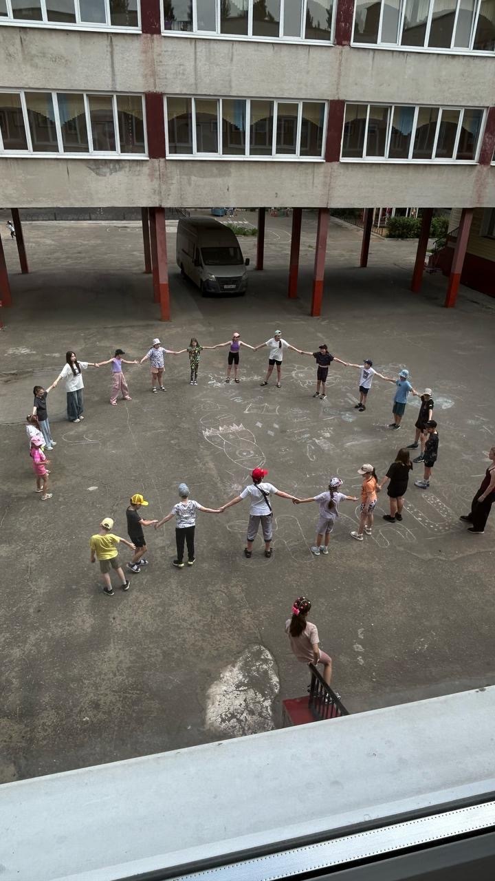 Начало лагерной смены.