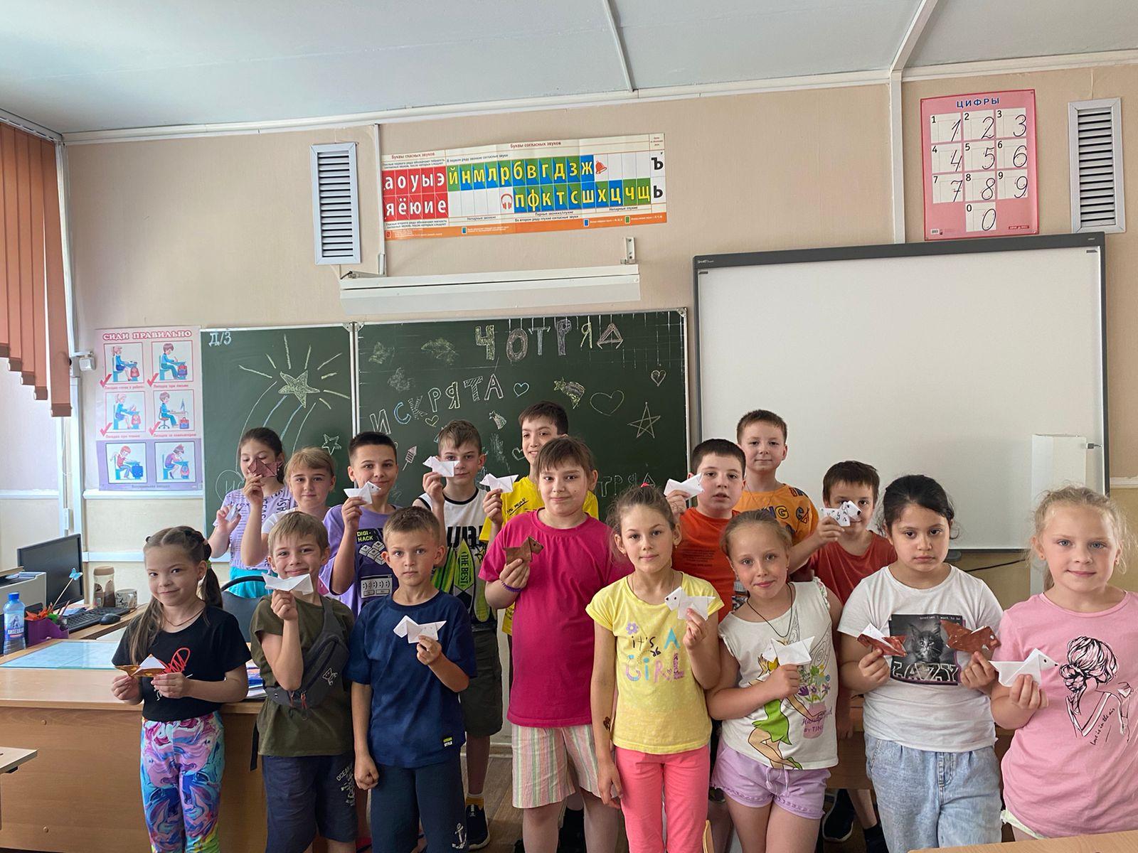 Прошел седьмой день школьного лагеря.